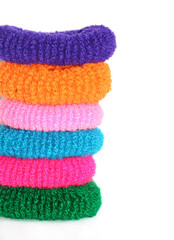 Colorful wool bands