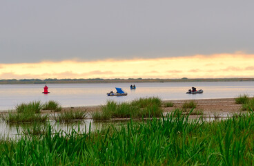 Lake Ilmen in the evening