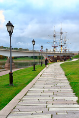 The trading side of the old town