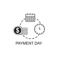 payment day icon , business icon