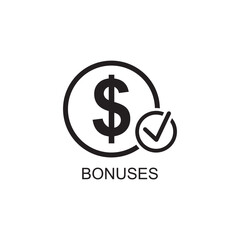bonuses icon , gift icon vector