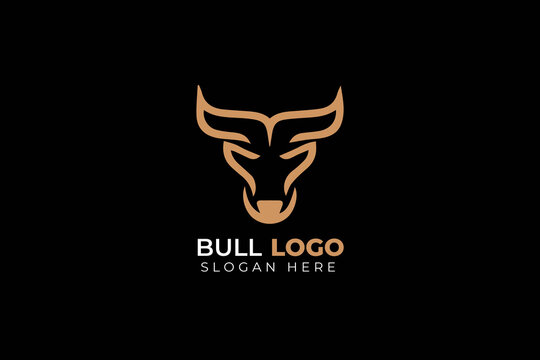 Bull head vector