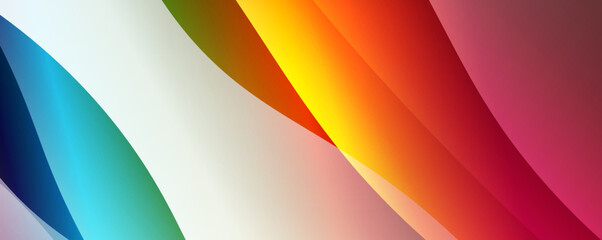 Fluid wave lines with trendy fluid color gradient abstract background. Web page for website or mobile app wallpaper