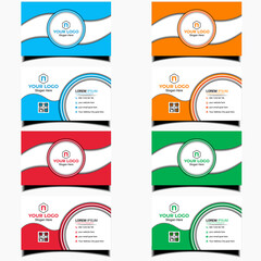 Creative and modern business card design template