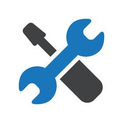Maintenance tools vector icon symbol design