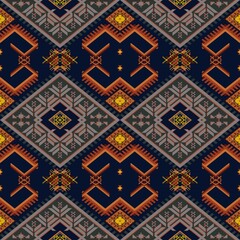 Balboonnol flower abstract ethnic geometric pattern design for background or wallpaper pattern traditional Design for a background. Carpet. Wallpaper. Clothing. Wrapping. Batik. Fabric. sarong.