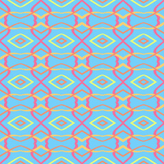 Fabric textile line graphic shape seamless pattern. Abstract geometric antique vintage retro style. Art print vector design for textile, wallpaper, clothing, backdrop, tile, wrapping, background.
