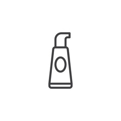 Face primer line icon