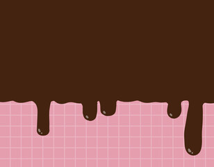 溶けたチョコレートの壁紙背景