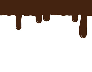 溶けたチョコレートの壁紙背景