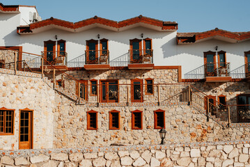 old houses in the old town 