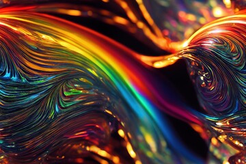 Colorful Iridescent Shiny Swirling Oil Colors Seamless Repeating Repeatable Texture Pattern Tiled Tessellation Background Image	
