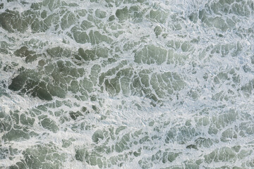Aerial view of ocean. Texture and pattern like image of water