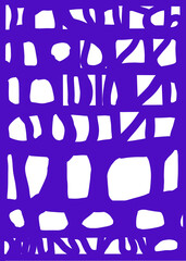 Grid frame doodle background 