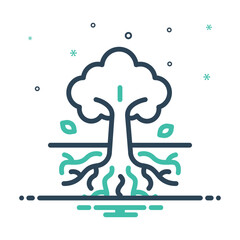 Mix icon for roots