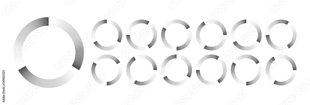 Fototapete circular loading buffering icons vector video ready for animation gif all keyframes frames bufring c