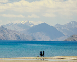 Water bodies in the mountains 