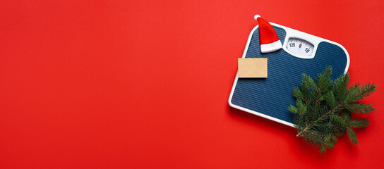 Concept of sport and Happy New Year, space for text