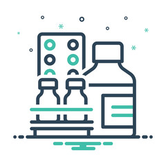 Mix icon for pharmaceuticals