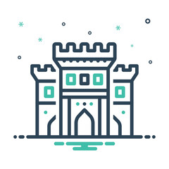 Obraz premium Mix icon for andale