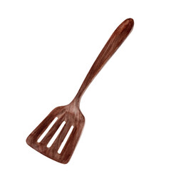 Wooden spoon. Watercolor. Isolate. Illustration for clipart. Designed for menus, culinary blogs, packaging, textiles, web design, sites, stickers, invitations, patterns, logos. Drawn by hand