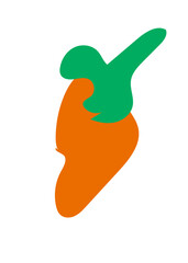 Orange Green Abstracts Shape 