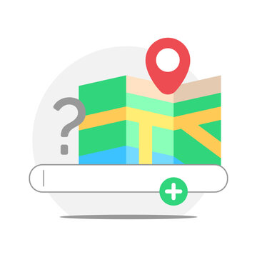 add address concept illustration flat design vector eps10. modern graphic element for landing page, empty state ui, infographic, icon