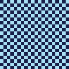 Fototapeta premium Blue and dark blue background squares, pattern, simple grid.