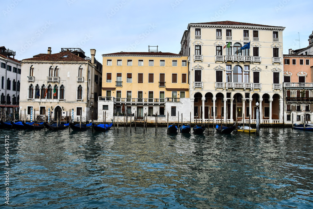 Wall mural grand canal in venice, photo as a background