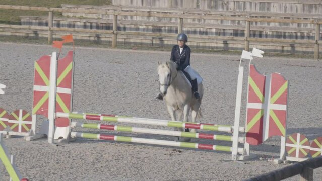 young rider during a horse show