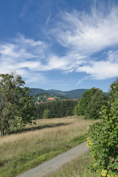 view to Sankt Andreasberg,Harz Mountains,Hermany