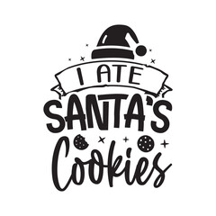 I ate Santa's cookies