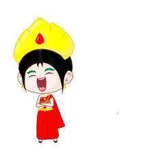 girl in thailand dress