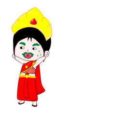 girl in thailand dress