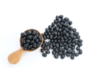 Black soybean seeds (kacang kedelai hitam), food ingredients

