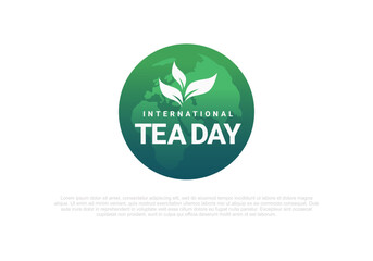 International tea day background celebrated on december 15.