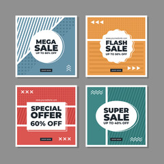 modern social media post template	