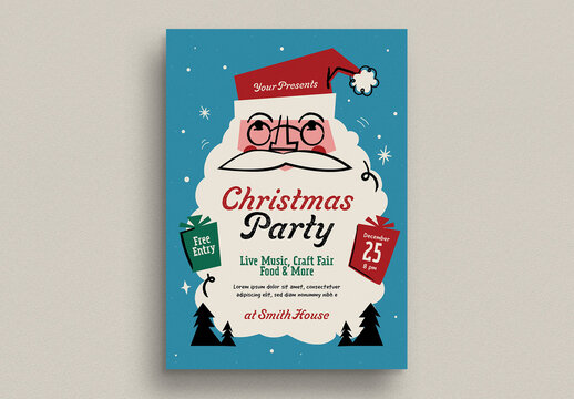 Christmas Party Event Flyer