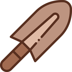 trowel two tone icon