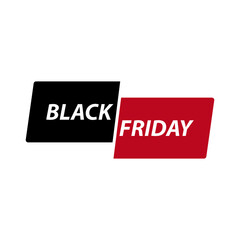 Black friday icon vector logo design template