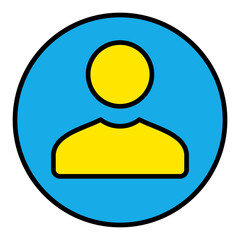 User Filled Line Icon