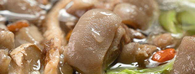 Delicious mutton hot pot in Taiwan.