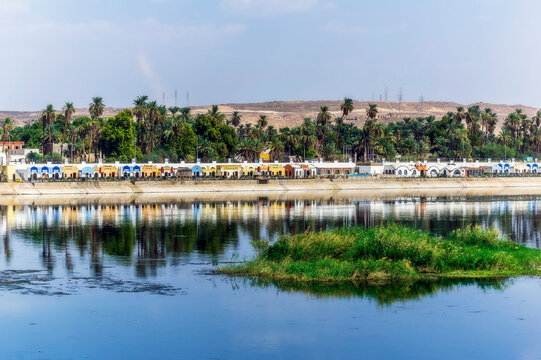 Egypt, Aswan Governorate, Nile river between Aswan and Luxor