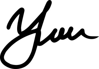 Handdrawn Signature Lettering