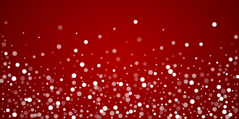Plakat Beautiful snowfall christmas background. Subtle