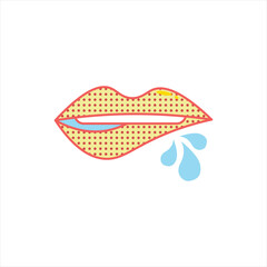 Retro Sticker Vector