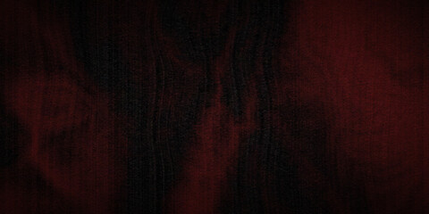 Dark wood background texture . Elegant dark wood emerald red background with black shadow border grunge texture design and wallpaper.	