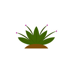 Seeds sprout in ground. plant growing icon - vector 