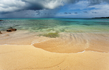 Sand Beach on Bermuda Island