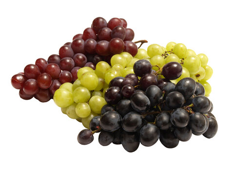 Bunch of grapes isolated